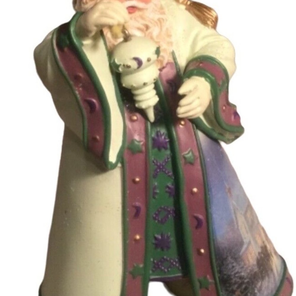 Ashton-Drake Galleries Thomas Kinkade Old World Santa Warm Holiday Welcome Orn